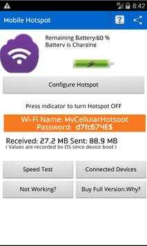 Portable WiFi Hotspot screenshot 1