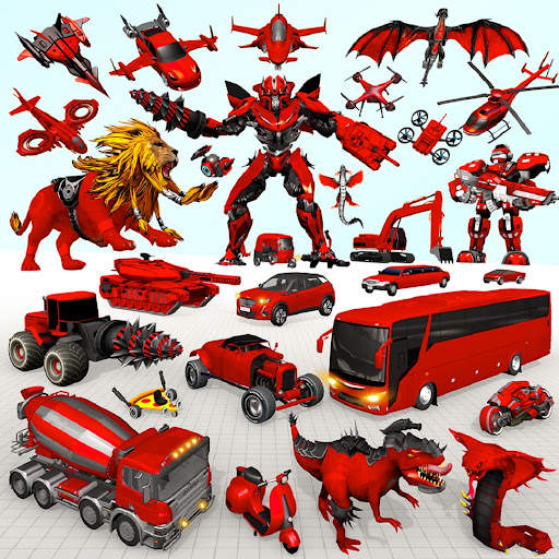 Lion Robot Car Game:Robot Game screenshot 17
