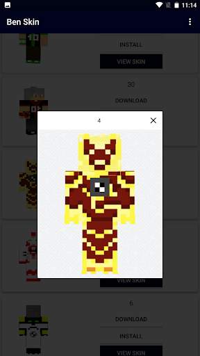 Ben Alien 10 Skin Minecraft screenshot 5
