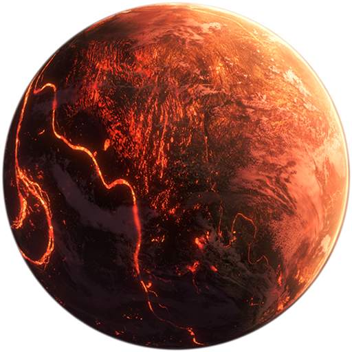 3D Flame doom planet live wallpaper 1.4