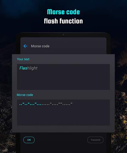 Flashlight - morse & compass screenshot 7