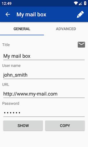 Password Manager XP screenshot 2