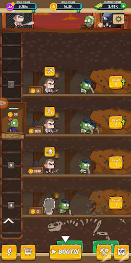 Idle Zombie Miner Tycoon: Gold screenshot 3