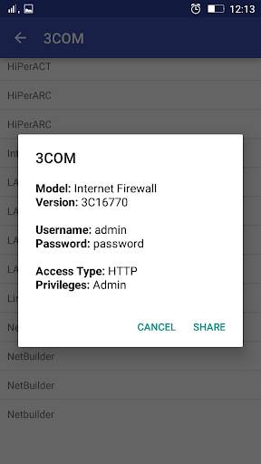 WiFi Router Default Password Finder screenshot 4