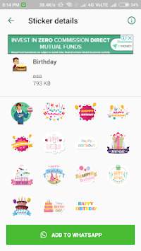 Whatsapp-Latest Stickers screenshot 4