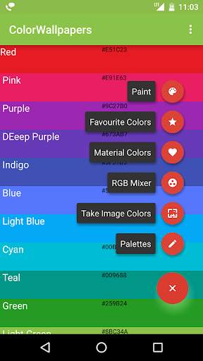 Solid Color Wallpaper - Color Generator - Codes screenshot 1