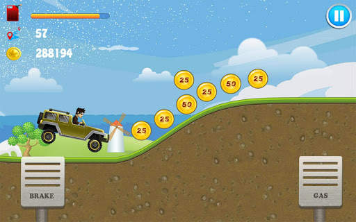 Uphill Race Mountain BTR Climbing Winter Game 2020 screenshot 3