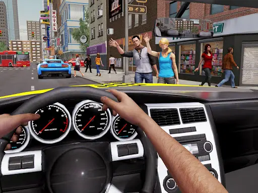 City Taxi Driving Simulator - Free Taxi Games 2021 screenshot 14