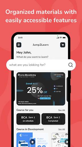 Jump2Learn College Study App screenshot 1