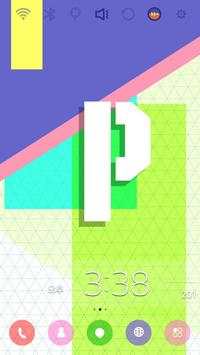 Initial P Launcher Theme screenshot 2