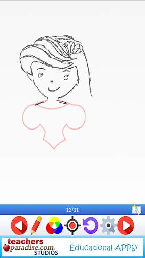Easy Draw: Learn How to Draw a Princesses & Queens screenshot 7