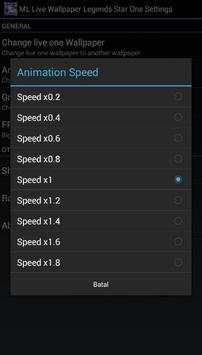 ML Live Wallpaper Legends   Star One screenshot 5