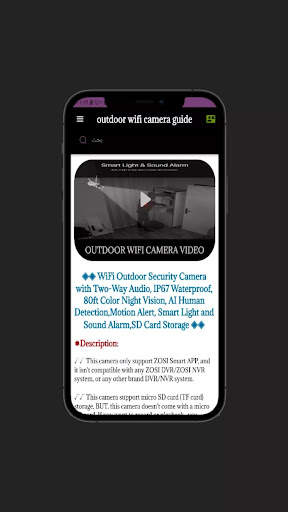 outdoor wifi camera guide screenshot 3