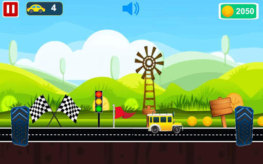 High Speed 2D Car Racing screenshot 4