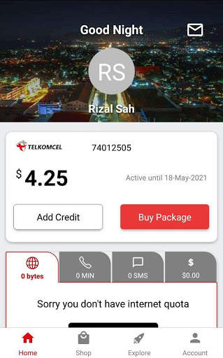 MyTelkomcel 2 تصوير الشاشة