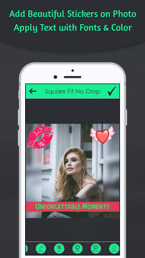 Square Fit Size - No Crop & Blur Image Background 3 تصوير الشاشة