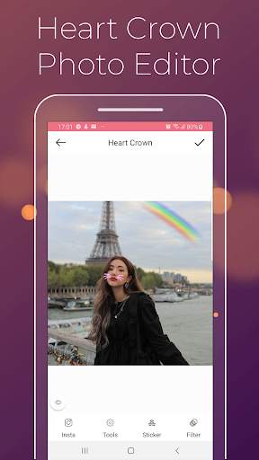 Heart Crown Photo Editor - Cat Face screenshot 4