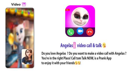 Angela’s 📱 talking & Video Call   Chat Simulator screenshot 1