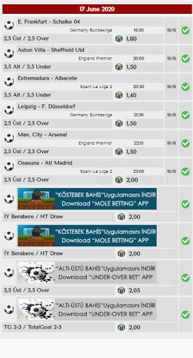 Betting Mobile / Sports Prediction / 95% Success screenshot 5
