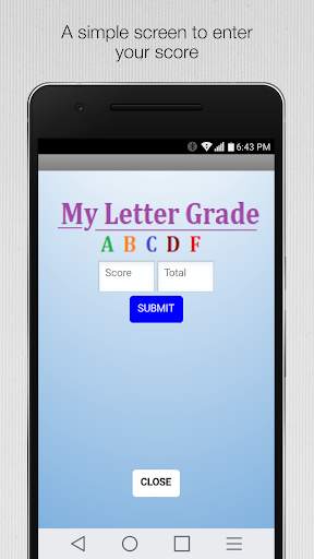 My Letter Grade screenshot 1