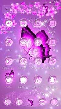 3D Neon Butterfly Kawaii Theme screenshot 8