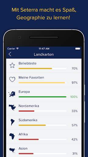 Seterra Erdkunde screenshot 1