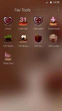 I Love Chocolate Theme screenshot 4