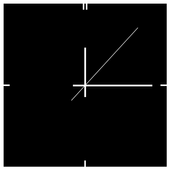 Square Transparent Clock for Screen icon