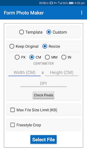 Form Photo Maker - Resizer, Compressor & Converter screenshot 3
