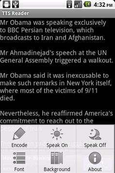 TTS Reader Lite screenshot 2