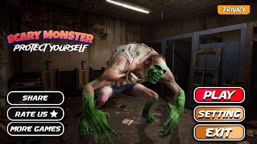 Scary monster horror game screenshot 1