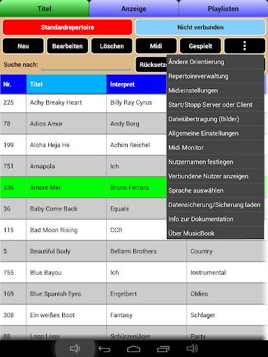 Songbook, MusicBook, MP3 Player, MIDI Karaoke screenshot 11