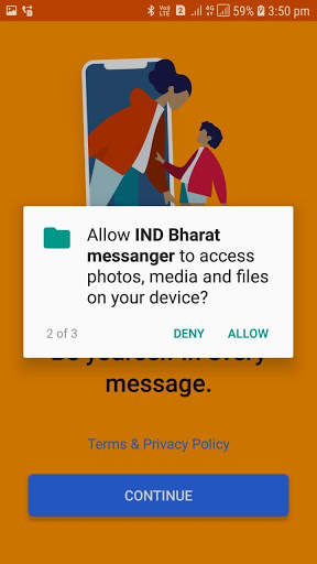 IND Bharat messenger - free chat and video calls screenshot 7