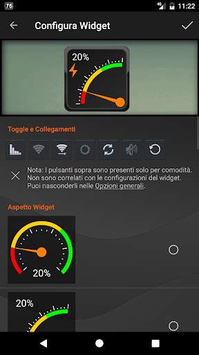 Gauge Battery Widget screenshot 2