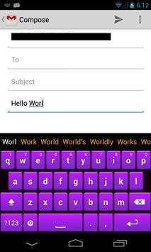 Purple Keyboard screenshot 1