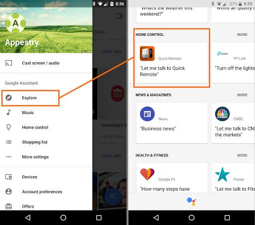 Quick Remote for Google Home/A screenshot 4