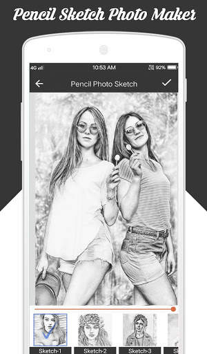 Pencil Sketch Photo Effect स्क्रीनशॉट 2