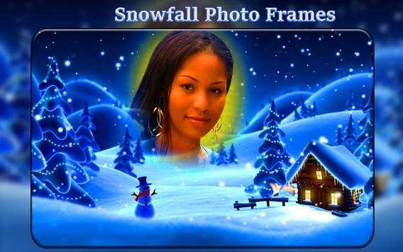 Snowfall Photo Frames screenshot 1