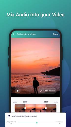 Video Audio Edit: Mute, Add & Mix Sound to Video screenshot 4