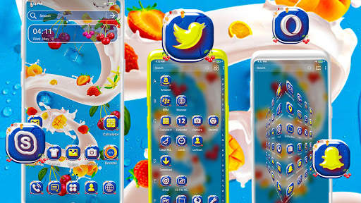 Milky Fruit Theme Launcher screenshot 2