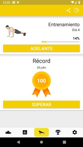 Flexiones de brazos - Reto De 21 Dias screenshot 1