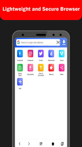 Browser - Lightweight and Secure Browser screenshot 1