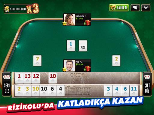 Okey Plus - En Kalabalık Okey! screenshot 14