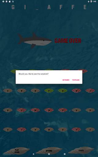 Hangman (Shark Attack) screenshot 20