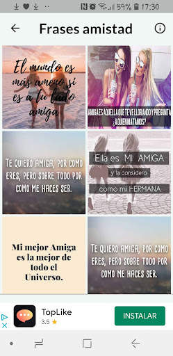 LA AMISTAD Y BONITAS FRASES PARA COMPARTIR screenshot 6