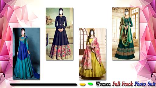 Women Full Frock Photo Suit screenshot 2
