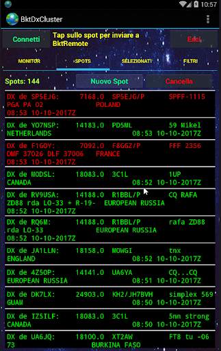 BktDxCluster screenshot 2