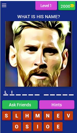 Best Football Player Trivia 1 تصوير الشاشة