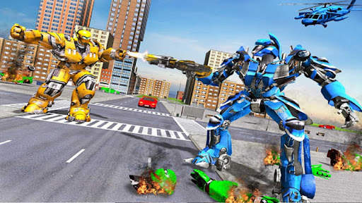 Robot Helicopter Car Transform screenshot 24
