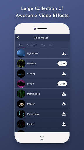 Video Effects/Editor on Photo 1 تصوير الشاشة